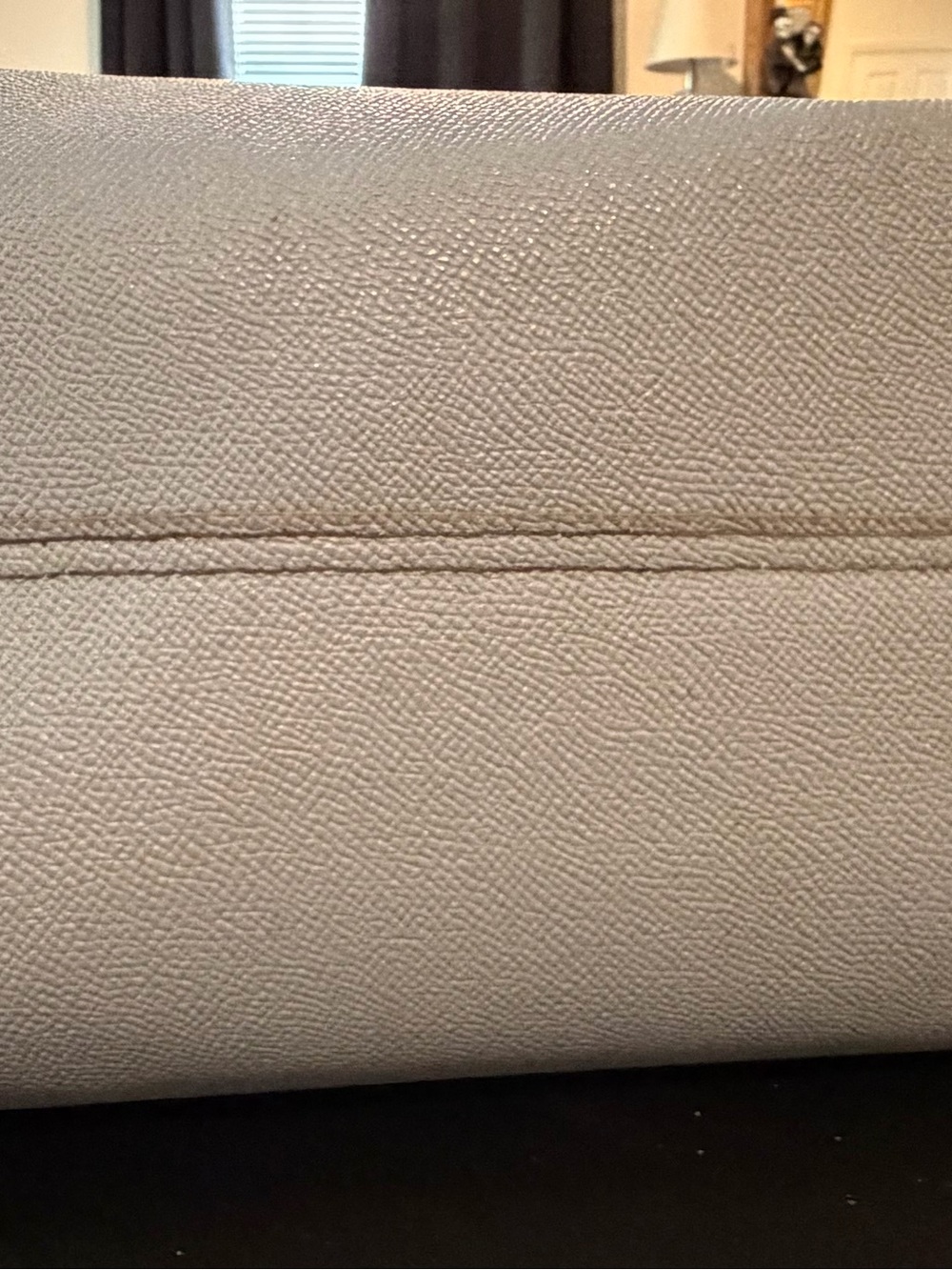 Coach Pale Blue Pebbled Leather Tote - Picture 5 of 6